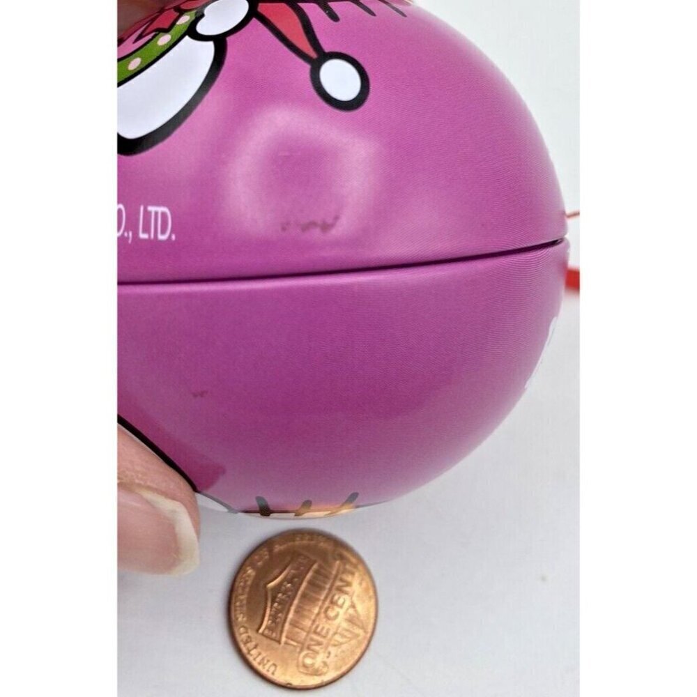 Hello Kitty Christmas Ornament Sanrio Opens Up Into 2 Parts To Fill Pink Kawaii - Picture 8 of 14